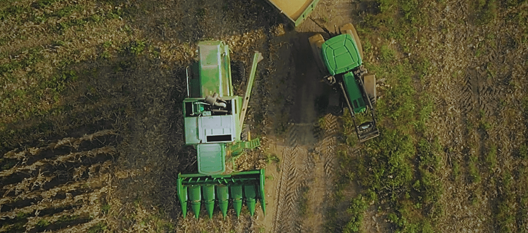 GRAIN OFFLOADING mechanzed farming